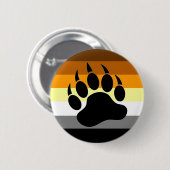 Beer Pride Paw Ronde Button 5,7 Cm (Voorkant /achterkant)