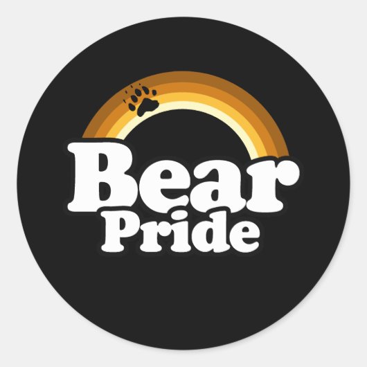 Beer Pride Ronde Sticker (Voorkant)