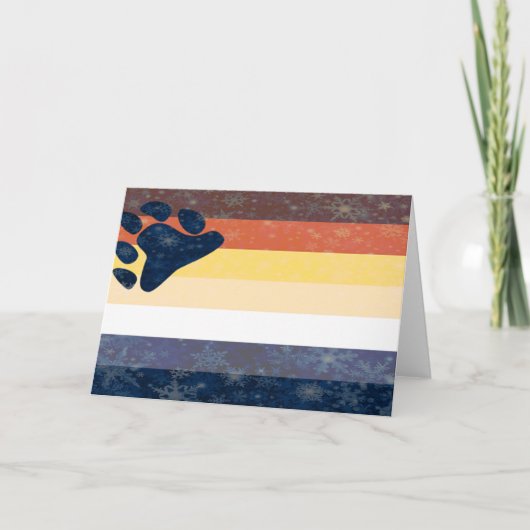 Beer Pride Snowflake Kaart (Voorkant)