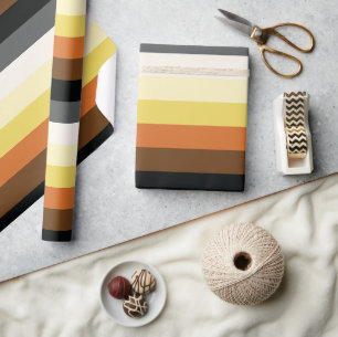 Beer Pride Strepen Cadeaupapier