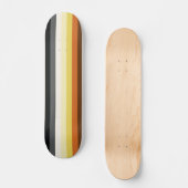 Beer Pride Strepen Skateboard (Voorkant)