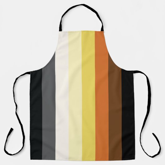 Beer Pride Stripes Schort (Voorkant)