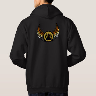 Beer Pride Vlag Beer Paw Vleugels Hoodie