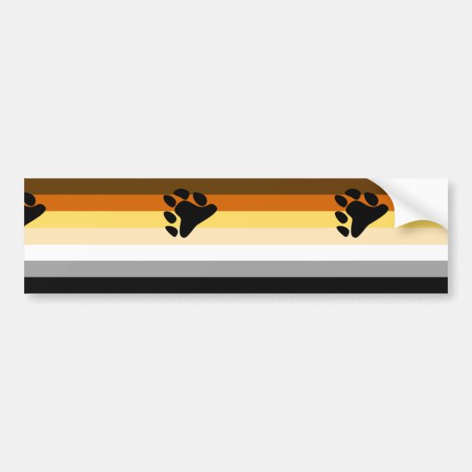Beer Pride Vlag Bumpersticker (Voorkant)