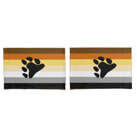 Beer Pride Vlag met Poot Kussensloop (Voorkant-Set)