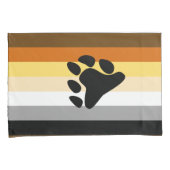 Beer Pride Vlag met Poot Kussensloop (Voorkant-Rechts)
