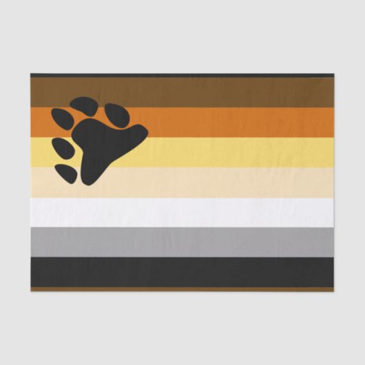 Beer Pride Vlag Tissuepapier (Voorkant)