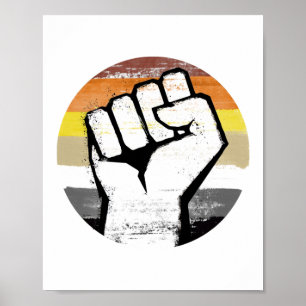 Beer Pride Vuist Cirkel Print