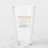 Beer Pride Woord Glas (Achterkant)