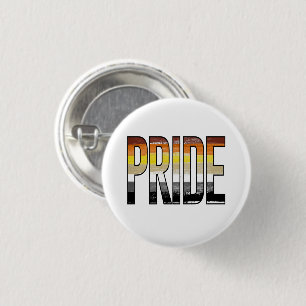 Beer Pride Woord Ronde Button 3,2 Cm