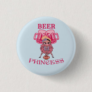 Beer Princess Ronde Button 3,2 Cm