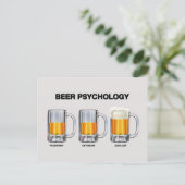 Beer Psychology Briefkaart (Staand voorkant)