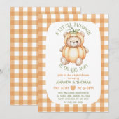 Beer Pumpkin Boho Baby shower Kaart (Voorkant / Achterkant)