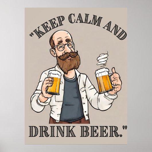 Beer Quote Poster (Voorkant)