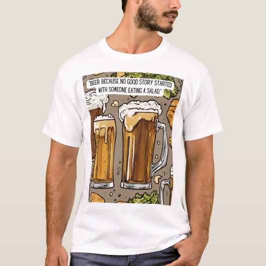 Beer Quote T-shirt (Voorkant)