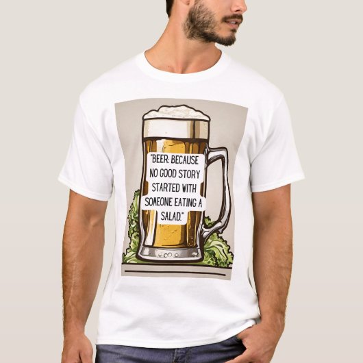 Beer Quote T-shirt (Voorkant)
