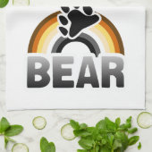 BEER RAINBOW FLAG THEEDOEK (Gevouwen)