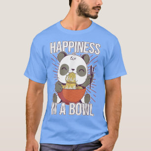 Beer Ramen Panda - Geluk in een Bowl - Ramen Noo T-shirt
