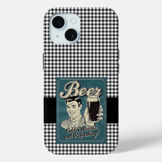 Beer Retro Case-Mate iPhone Case (Achterkant)