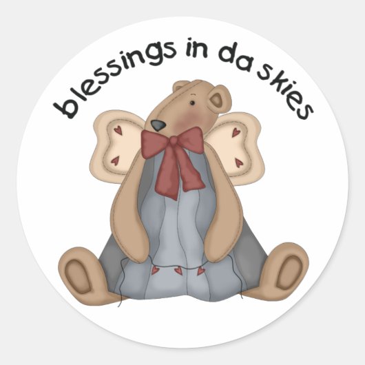 Beer Ronde Sticker (Voorkant)