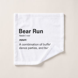 Beer Run Definition Towels Washandje