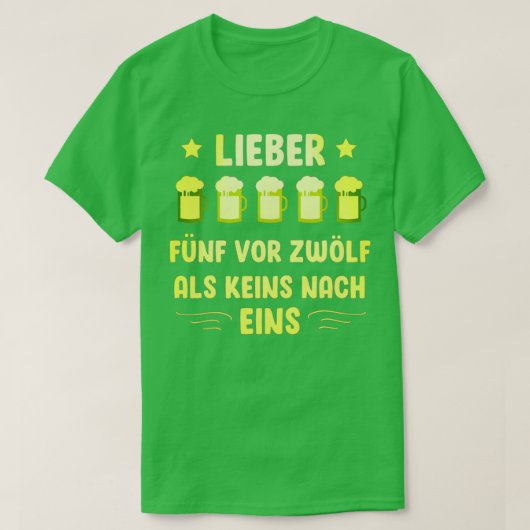 Beer saying funny drinking gift drinking Classic T T-shirt (Design voorkant)