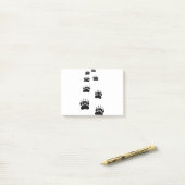 Beer schilderafdrukken post-it® notes (Op bureau)