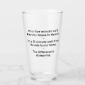 Beer Science Beer Wiskunde Pub Glas (Voorkant)