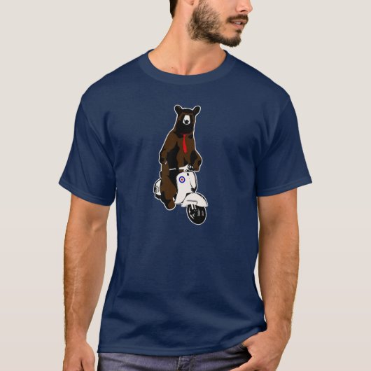 Beer scooter t-shirt (Voorkant)