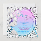 Beer sekse onthult meisje kaart (Achterkant)