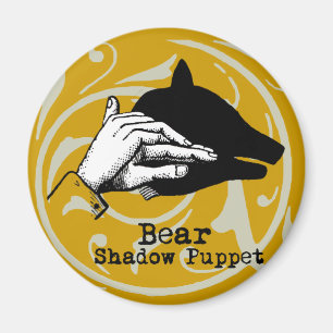 Beer Shadow Puppet Hand  Magneet