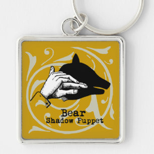 Beer Shadow Puppet Hand Sleutelhanger