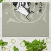 Beer Shadow Puppet Hand  Theedoek (Gevouwen)