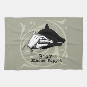 Beer Shadow Puppet Hand  Theedoek