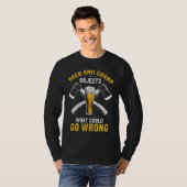Beer & Sharp Objects What Could Go Wrong Sharp Axe T-shirt (Voorkant volledig)