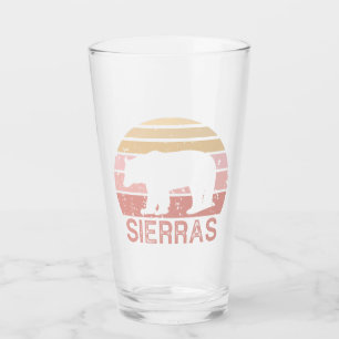 Beer Sierras Retro Glas