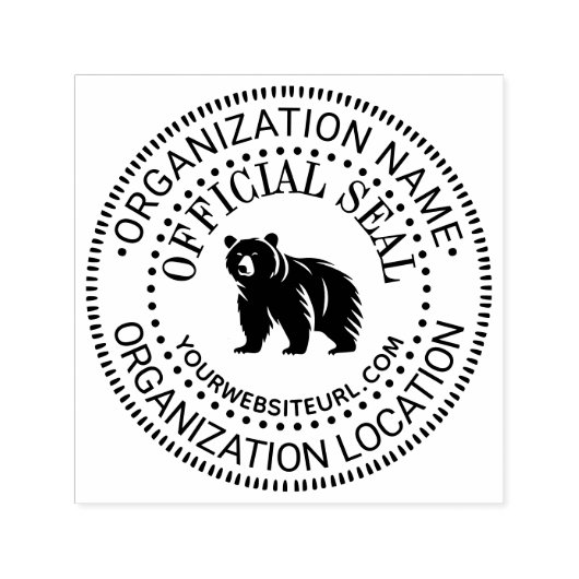 Beer Sil #3 Aangepaste Officiële Stempel Naam Loc (Design)