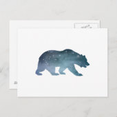 Beer Silhouette Briefkaart (Voorkant / Achterkant)