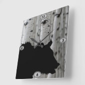 Beer Silhouette Wall klok (Hoek)