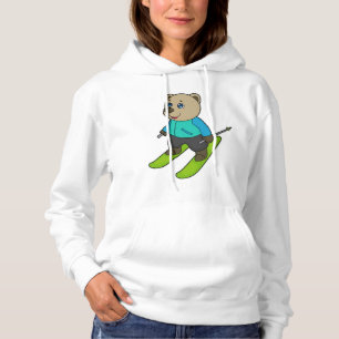 Beer Skier Ski Hoodie