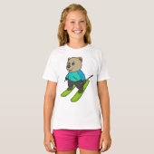 Beer Skier Ski T-shirt (Voorkant volledig)