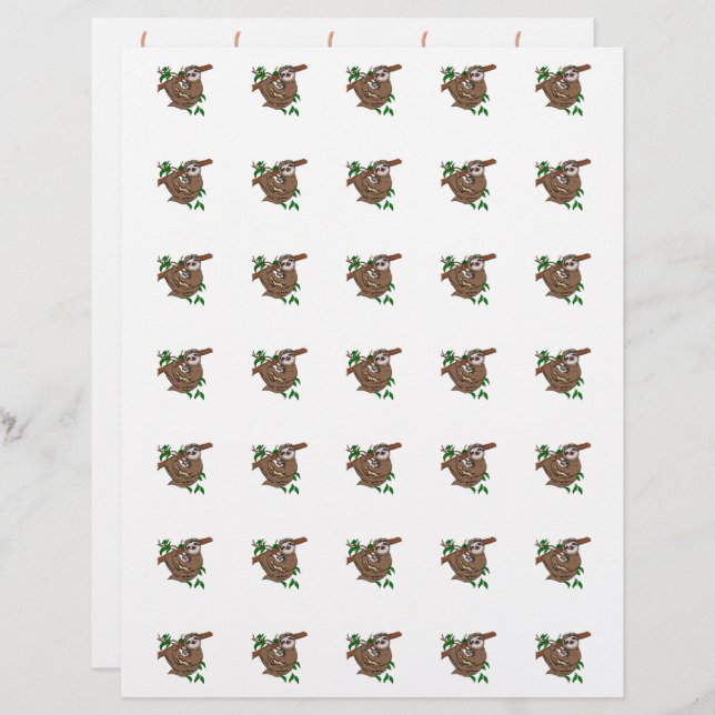 Beer Sloth en Koala - klein tweezijdig ontwerp (Voorkant / Achterkant)