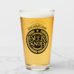 Beer Snob Glass Glas