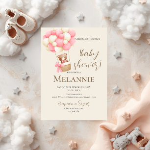 Beer Spaans Baby shower uitnodiging