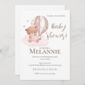 Beer Spaans Baby shower uitnodiging (Voorkant / Achterkant)