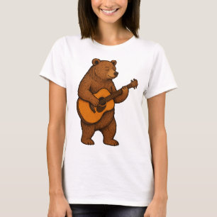 Beer Spelen Gitaar T-Shirt -  Muzikant