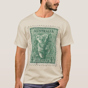  Beer Stamp Koala Australië T-shirt