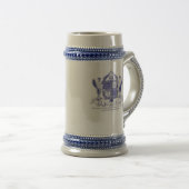 Beer Stein Mok-Masonic Freemason Mason Bierpul (Voorkant rechts)