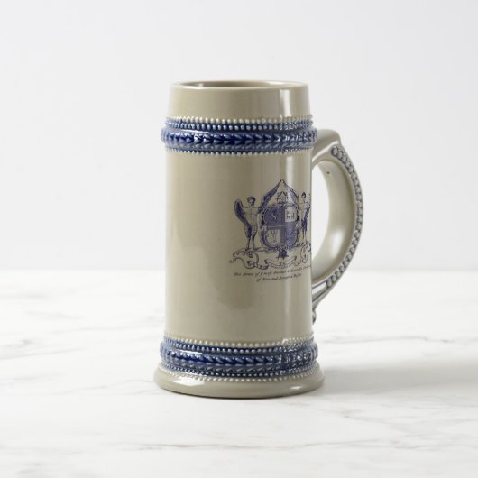 Beer Stein Mok-Masonic Freemason Mason Bierpul (Voorkant rechts)