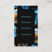 Beer Stein Motif Visitekaartje (Achterkant)